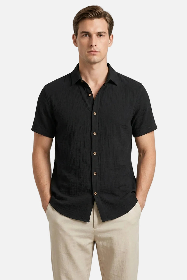 Men's Short Sleeve Button Shirt