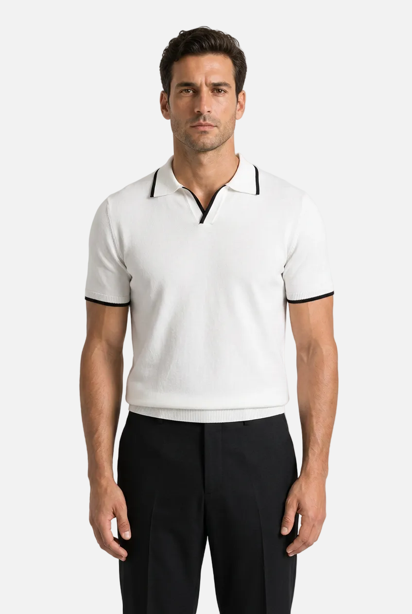 Men’s Striped Polo Shirt