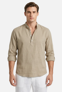 Men's Long Sleeve Cotton Shirt