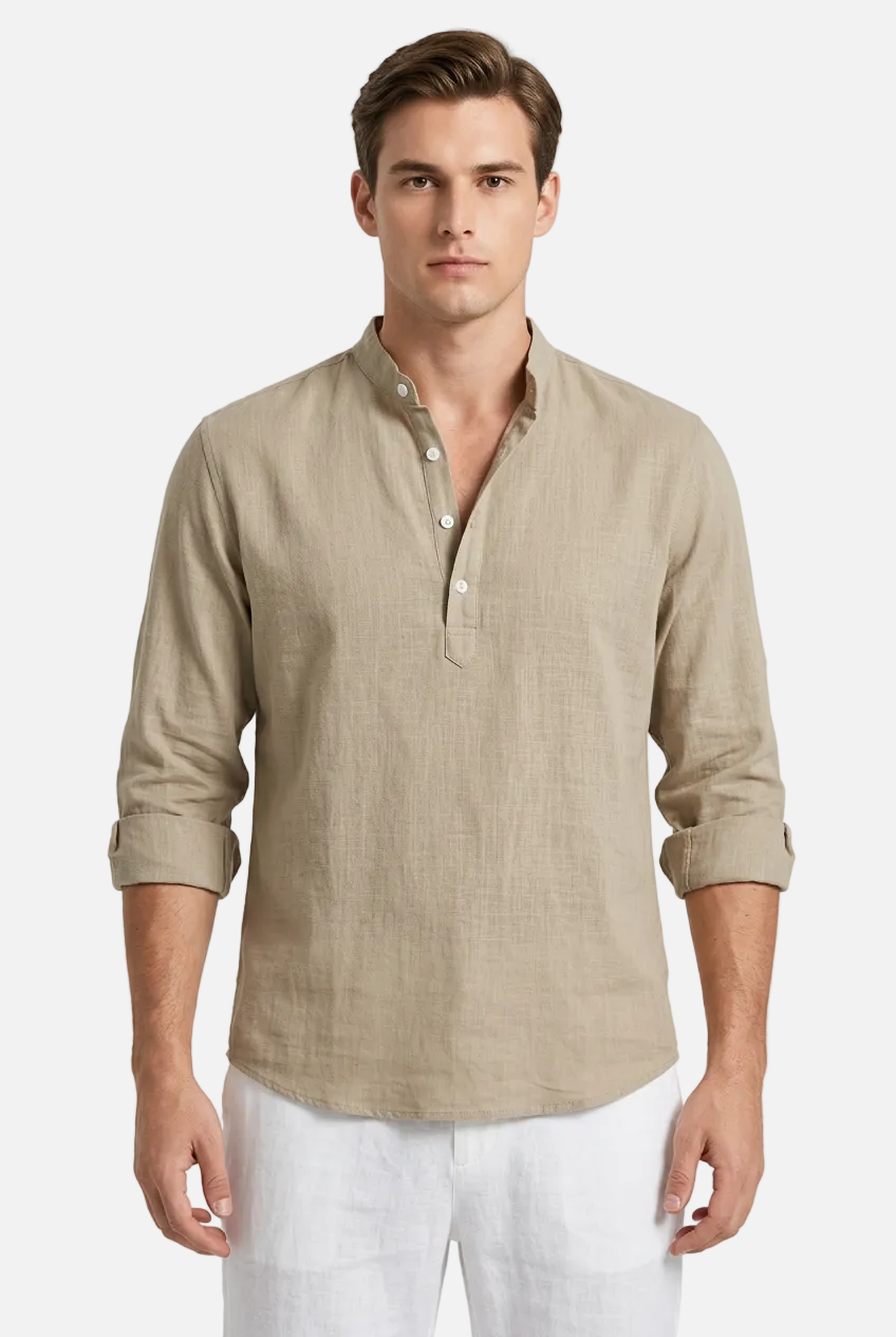 Men's Long Sleeve Cotton Shirt