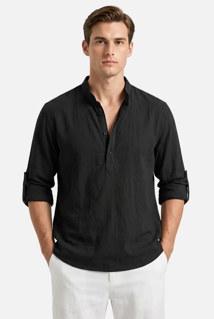 Men's Long Sleeve Cotton Shirt