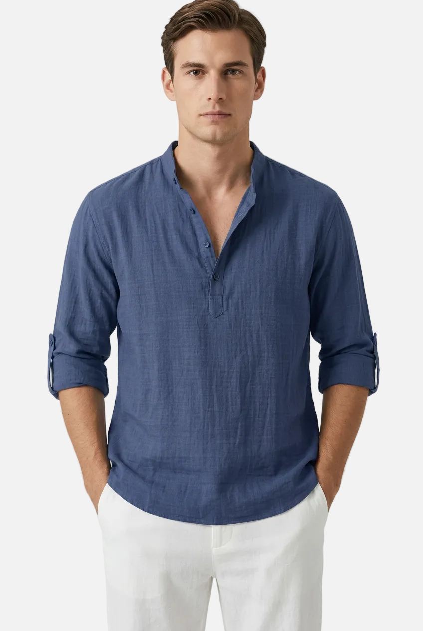 Men's Long Sleeve Cotton Shirt