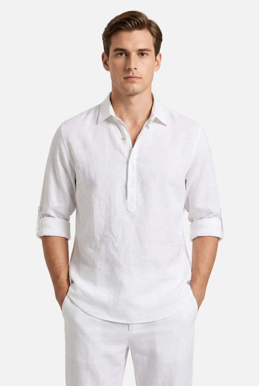 Men's Long Sleeve Cotton Shirt
