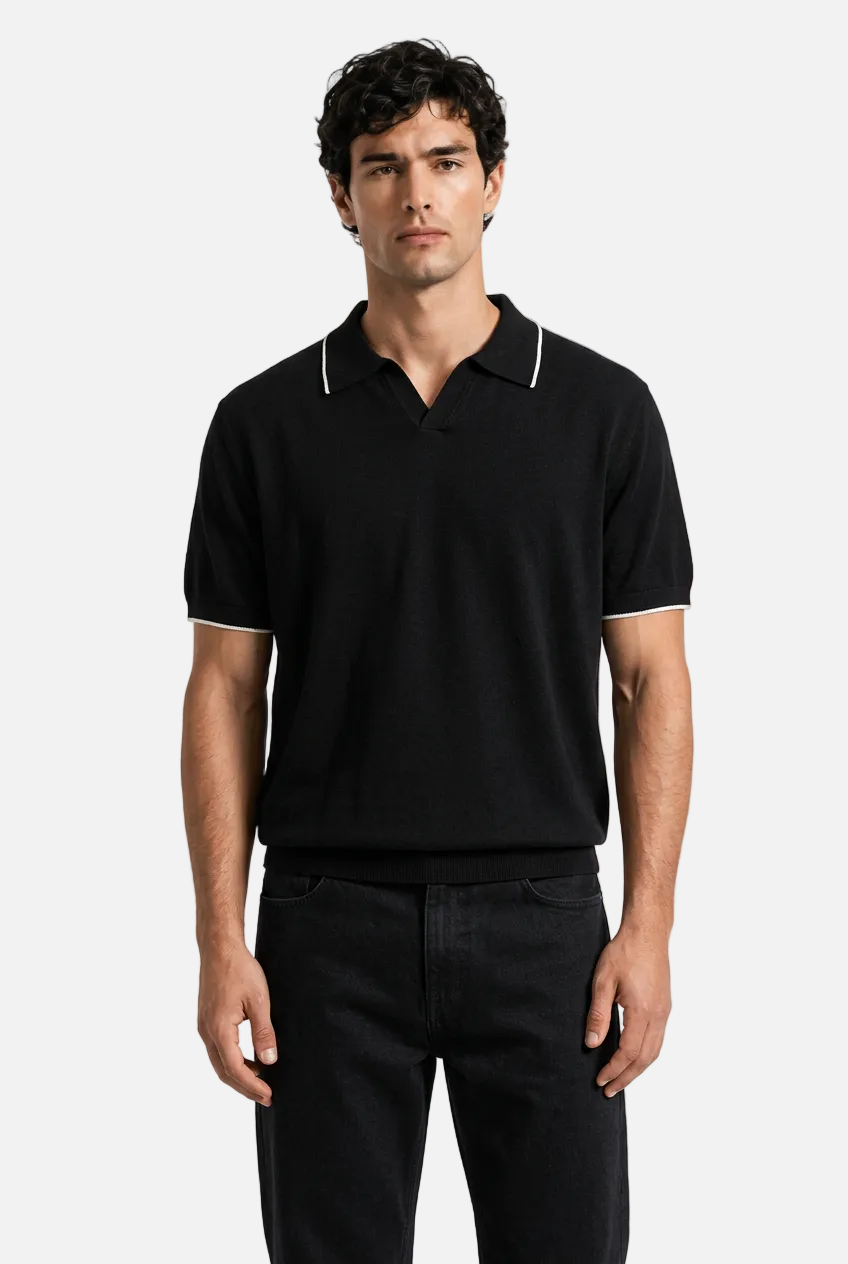 Men’s V-Neck Draped T-Shirt