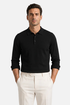 Men's Knit Long Sleeve Shirt