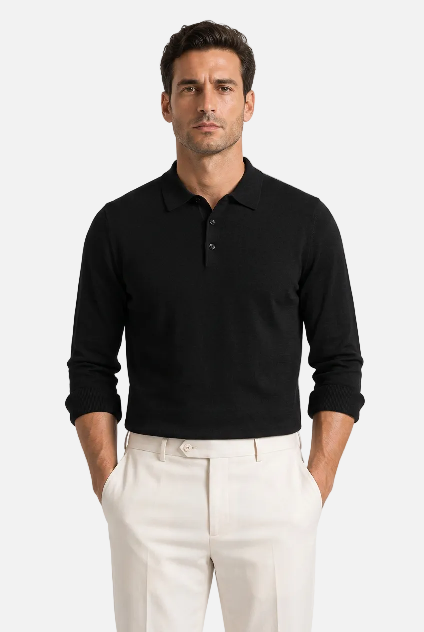 Men's Knit Long Sleeve Shirt