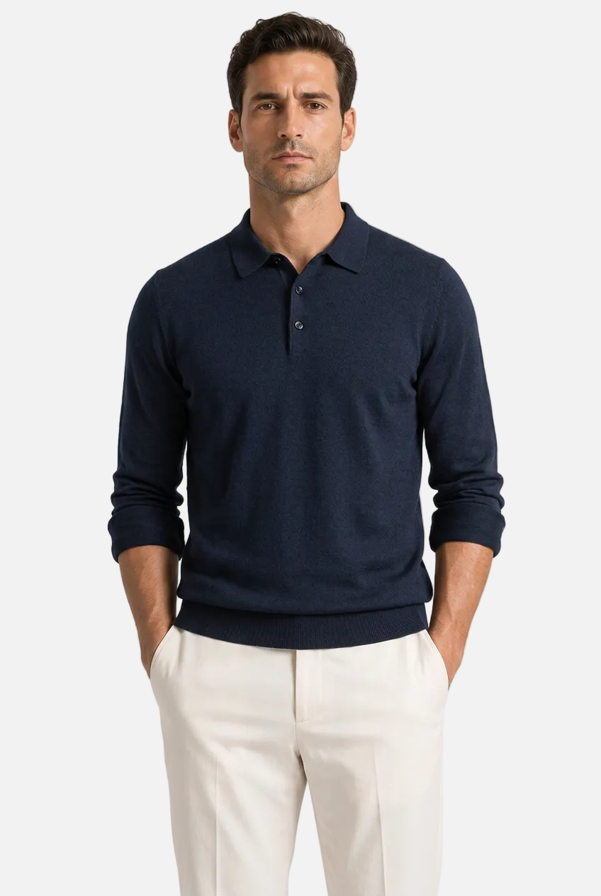 Men's Knit Long Sleeve Shirt