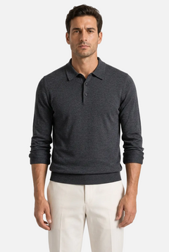 Men's Knit Long Sleeve Shirt