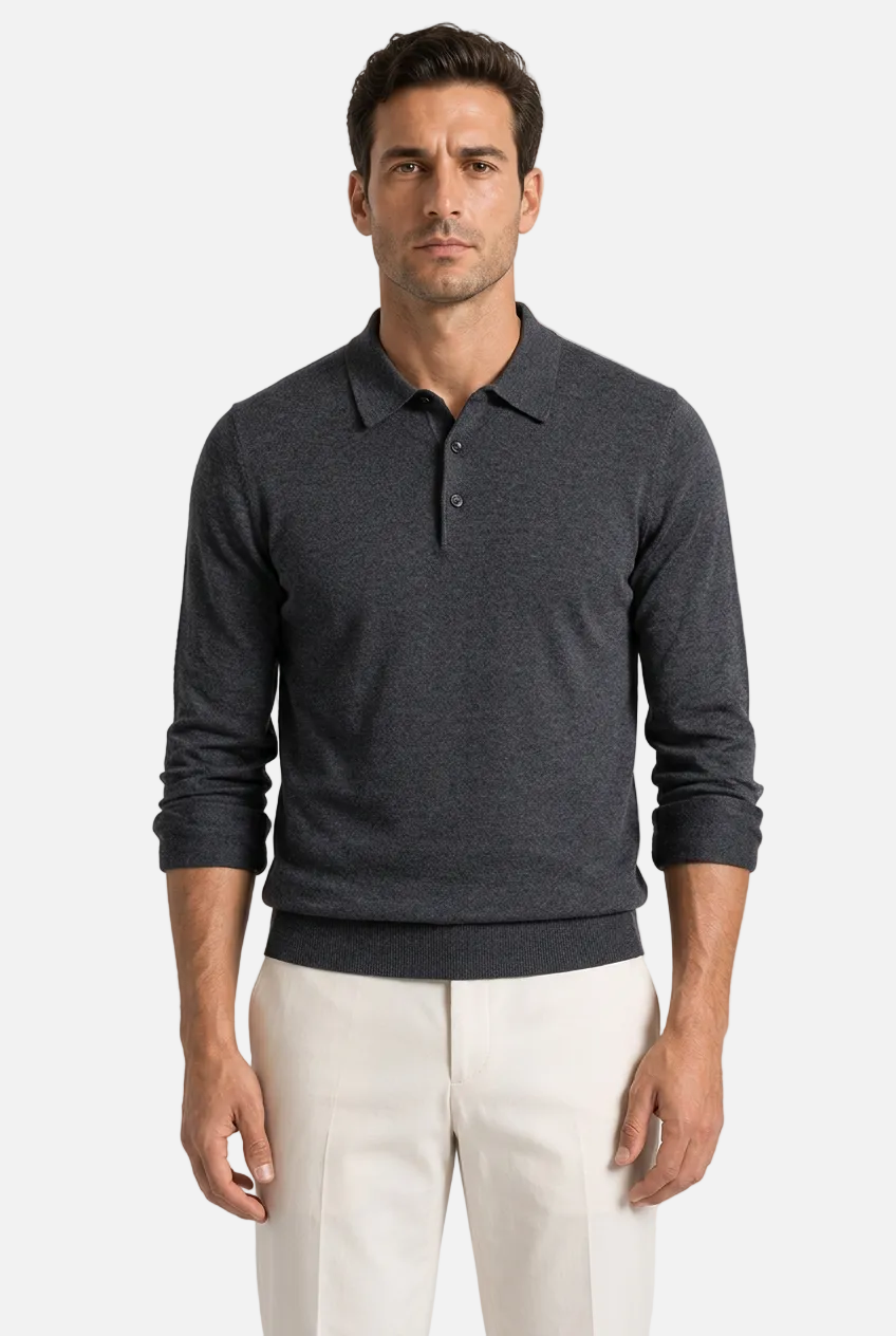 Men's Knit Long Sleeve Shirt