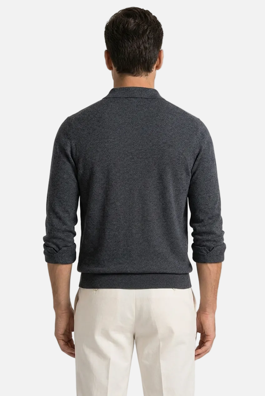 Men's Knit Long Sleeve Shirt