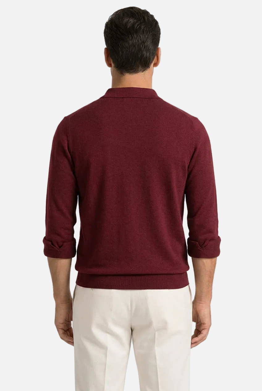 Men's Knit Long Sleeve Shirt