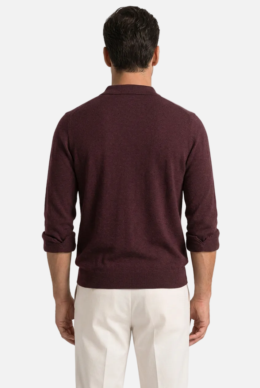 Men's Knit Long Sleeve Shirt