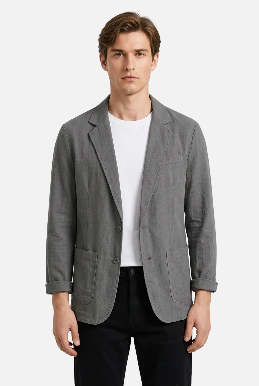 Men's Cotton Linen Jacket