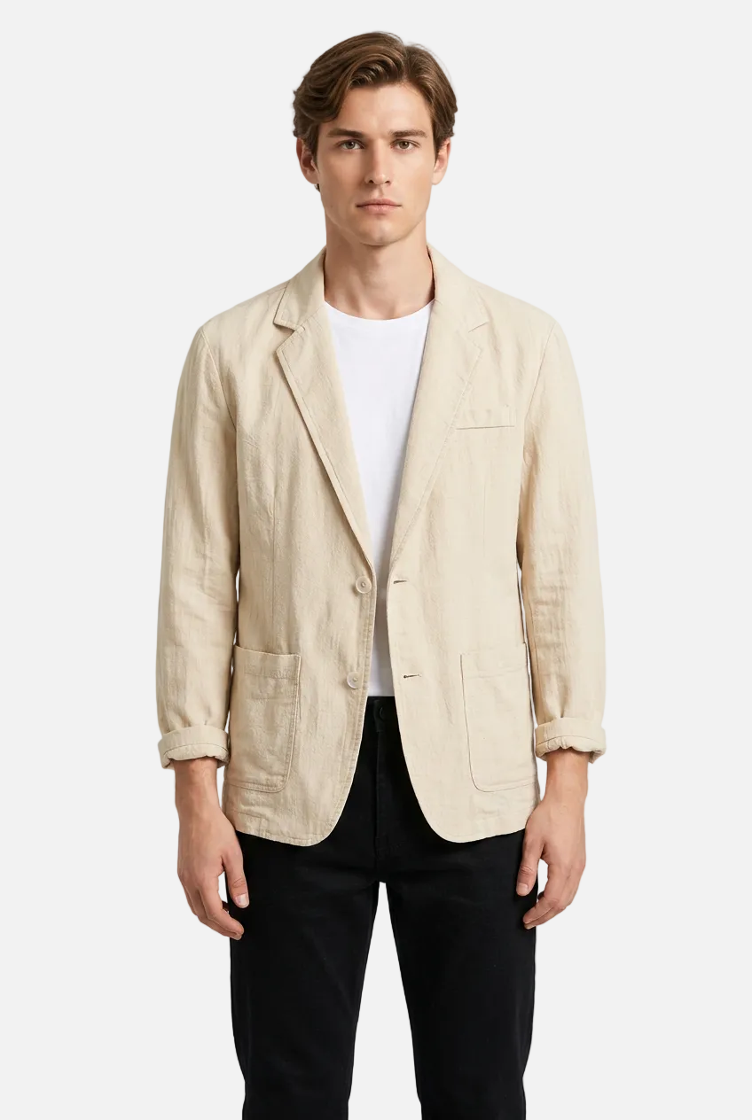 Men's Cotton Linen Jacket