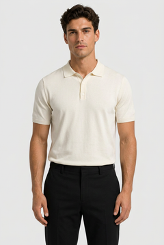 REDO: Men's Knit Collar Polo Shirt