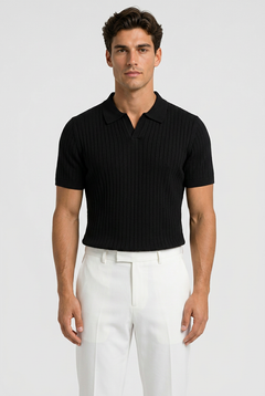 REDO: Men's Knit Collar Polo Shirt