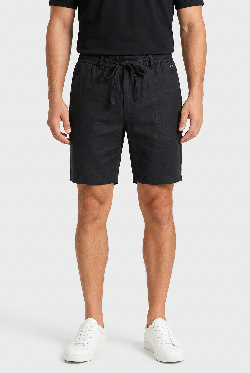 Men's Linen Straight Shorts