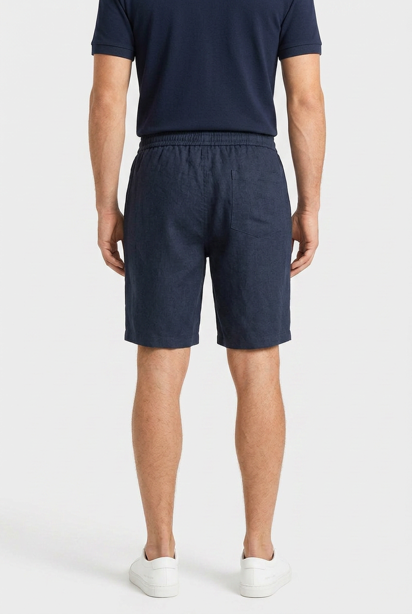 Men's Cropped Linen Shorts
