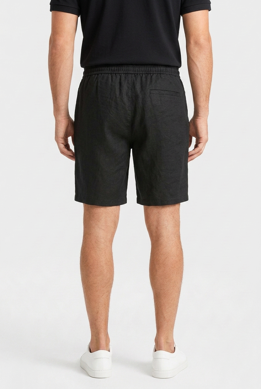 Men's Cropped Linen Shorts