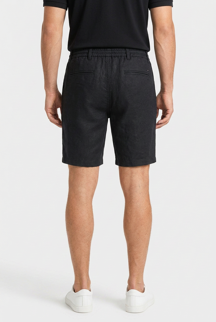 Men's Linen Straight Shorts