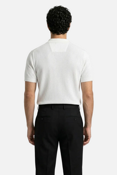 Men's Slim Knit Polo Shirt