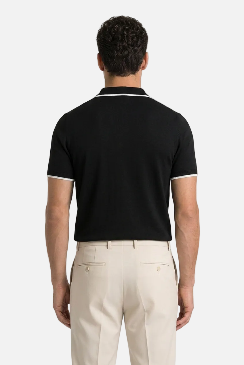 Men’s Striped Polo Shirt