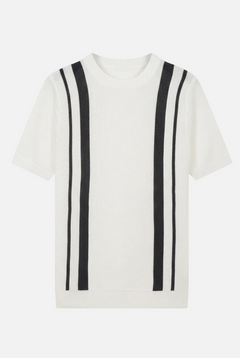Men’s Striped Knitted T-Shirt