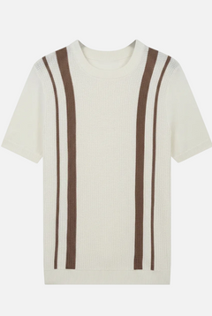Men’s Striped Knitted T-Shirt