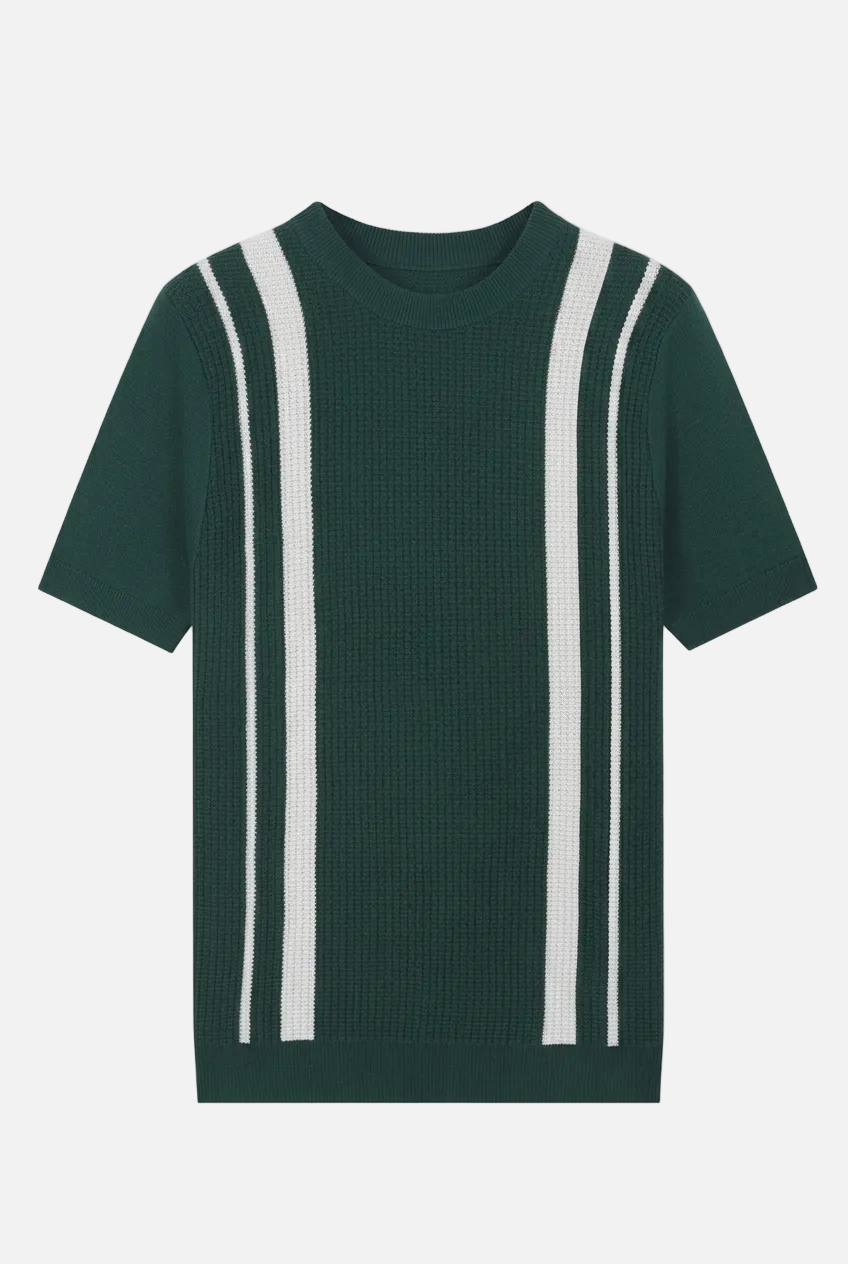 Men’s Striped Knitted T-Shirt