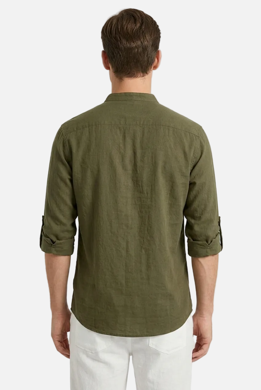 Men's Long Sleeve Cotton Shirt