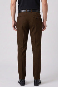 Men's Textured Dress Trousers