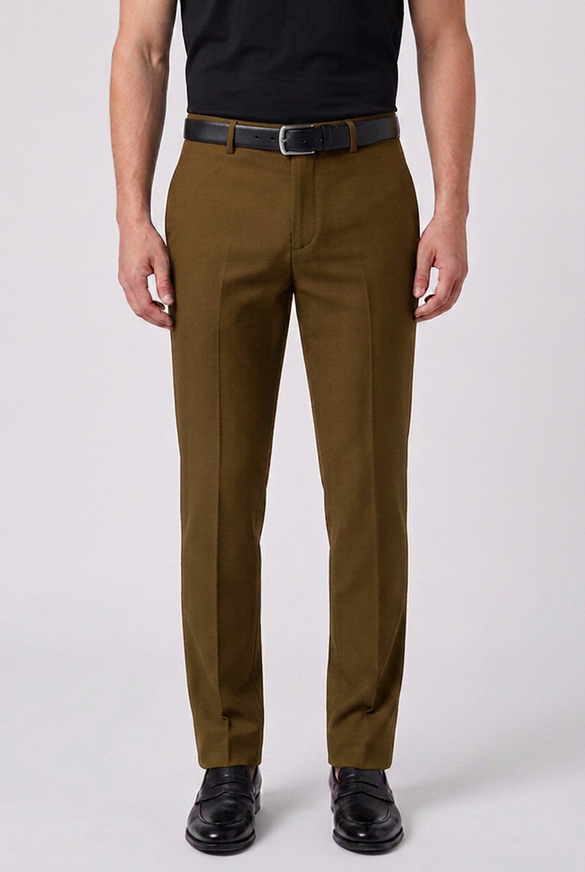 Men's Textured Dress Trousers