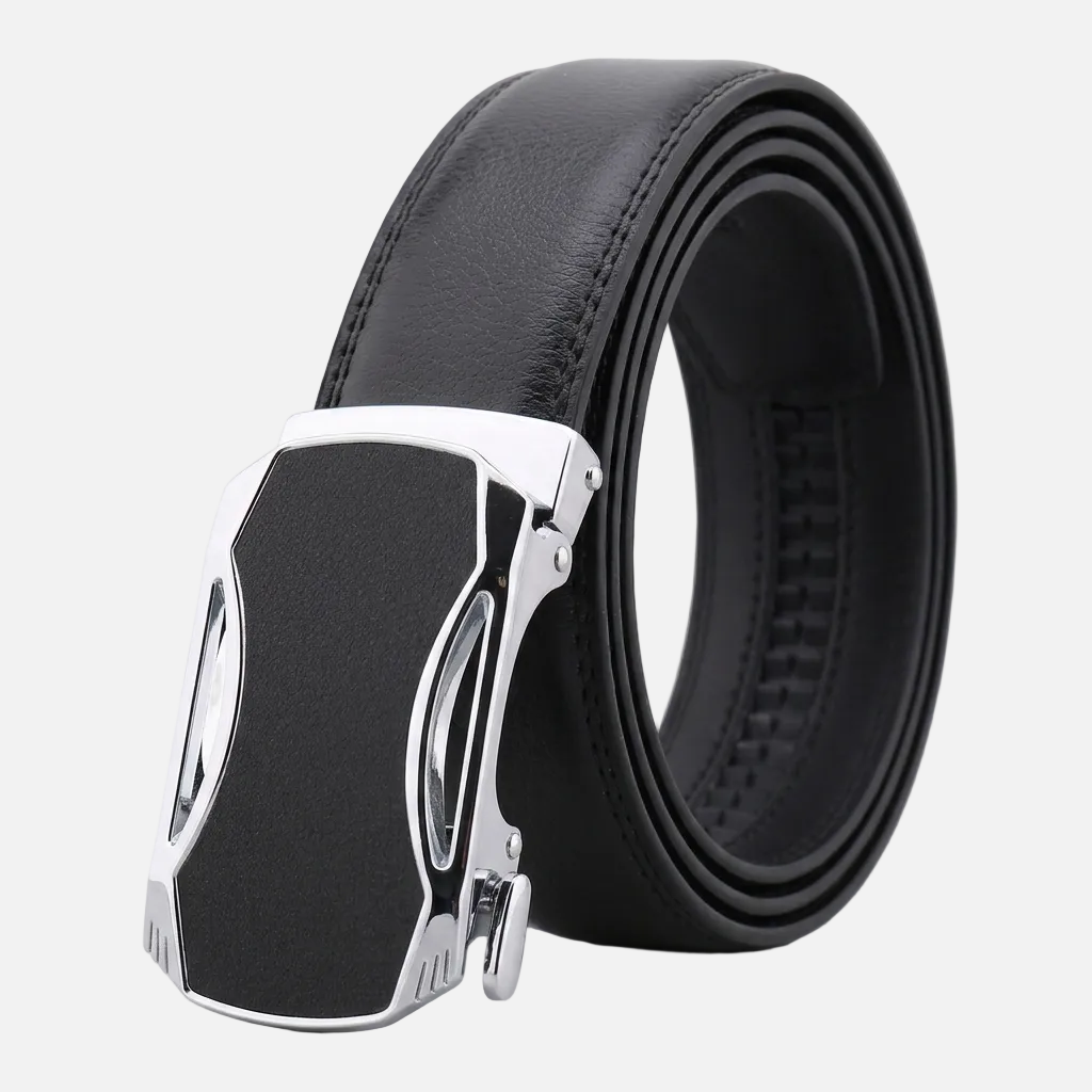 Men's Leather Buckle Belt