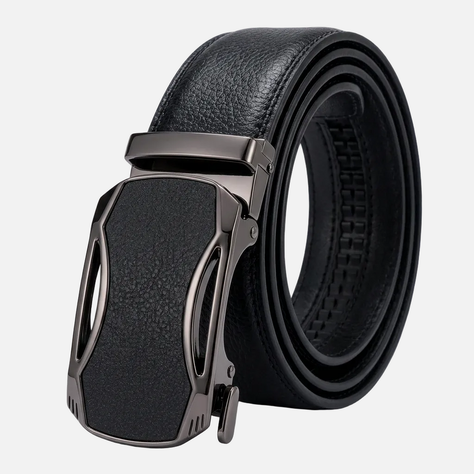 Men's Leather Buckle Belt
