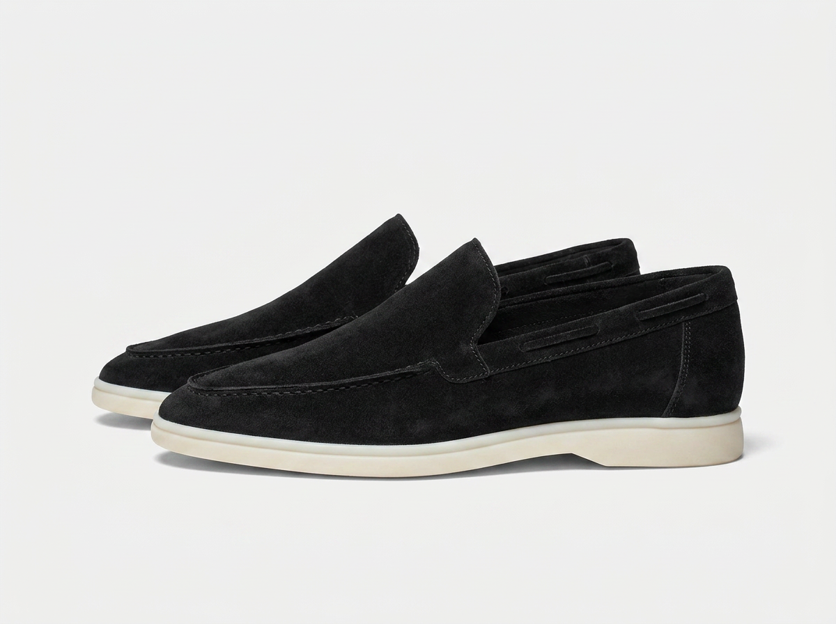 Men's Suede Slip-On Loafers