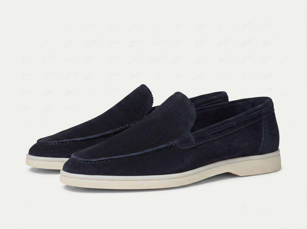 Men's Suede Slip-On Loafers