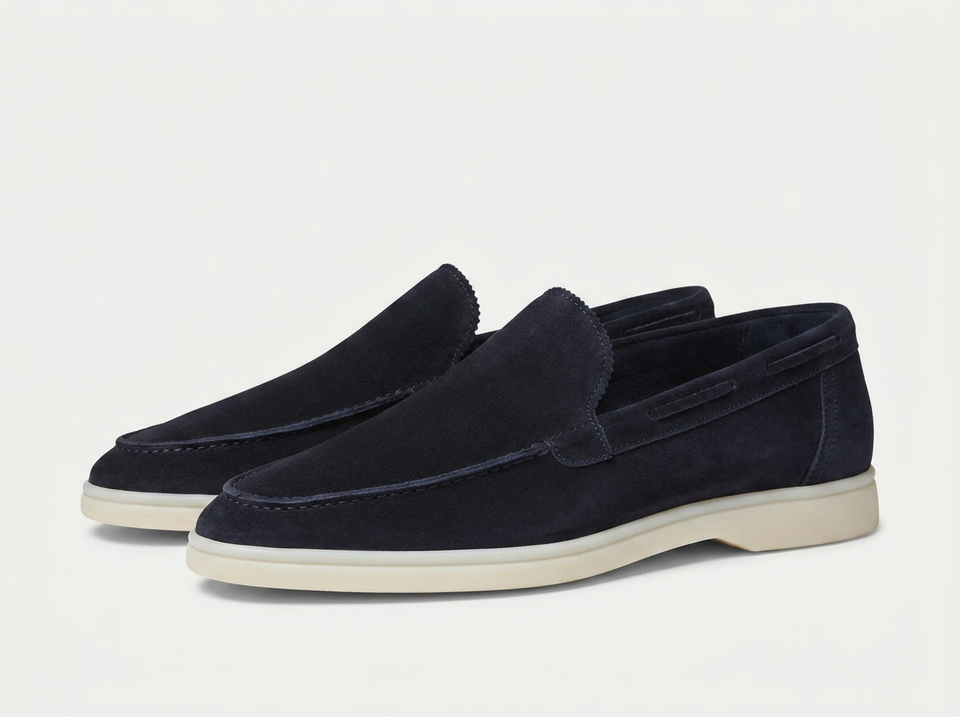 Men's Suede Slip-On Loafers