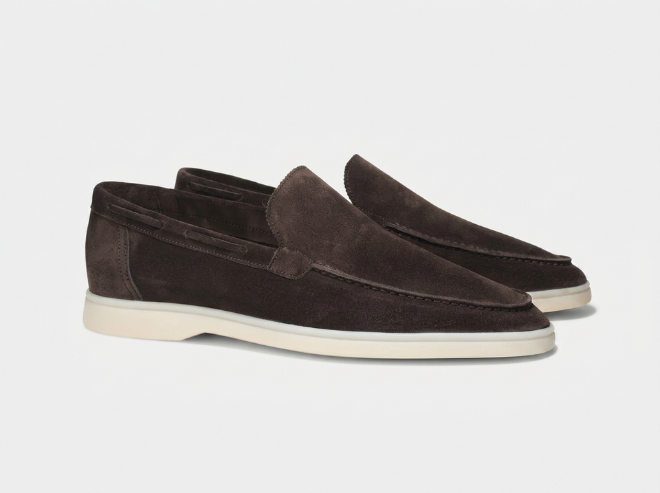 Men's Suede Slip-On Loafers