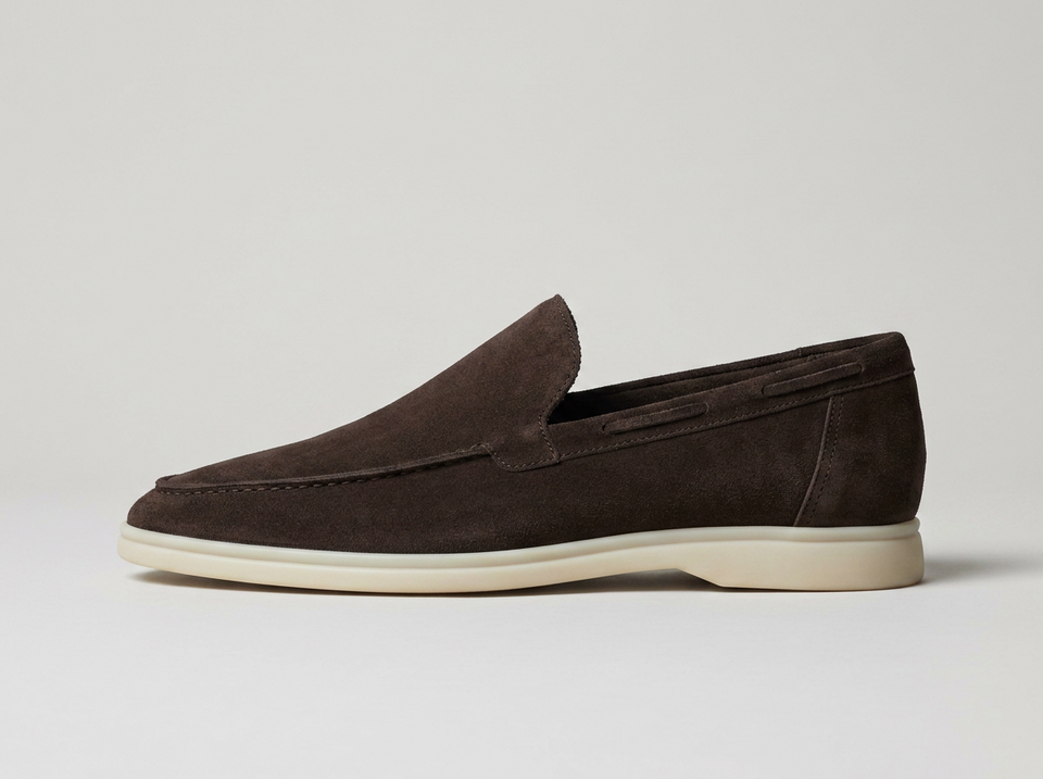 Men's Suede Slip-On Loafers