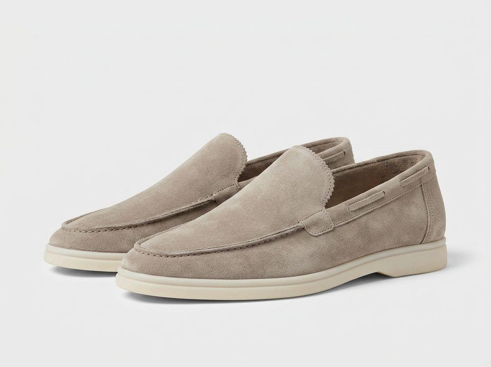 Men's Suede Slip-On Loafers