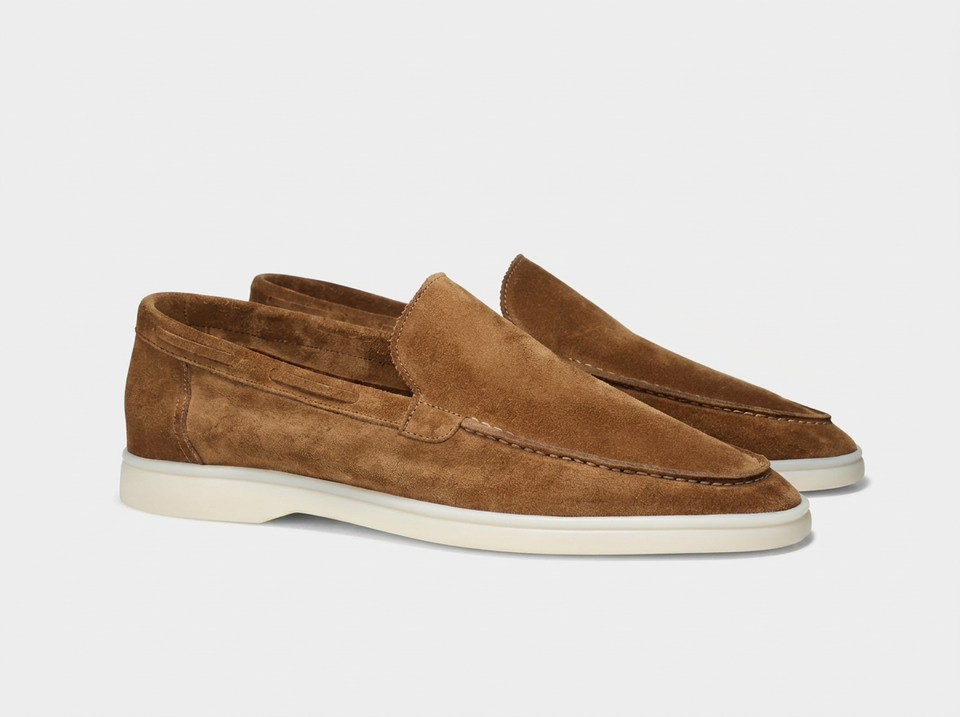 Men's Suede Slip-On Loafers