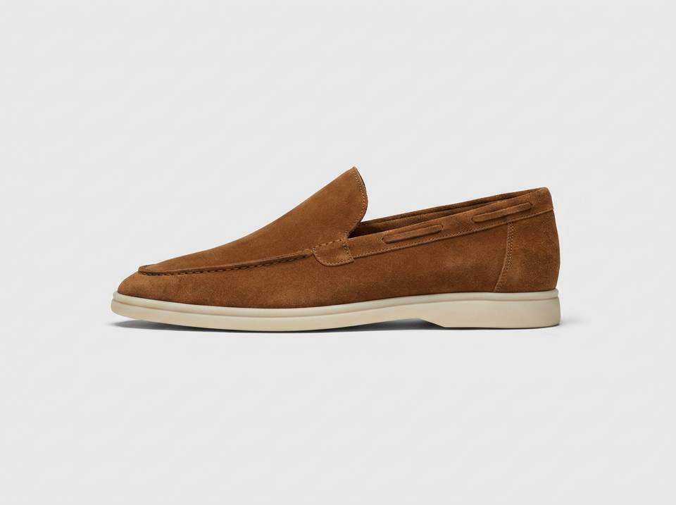 Men's Suede Slip-On Loafers