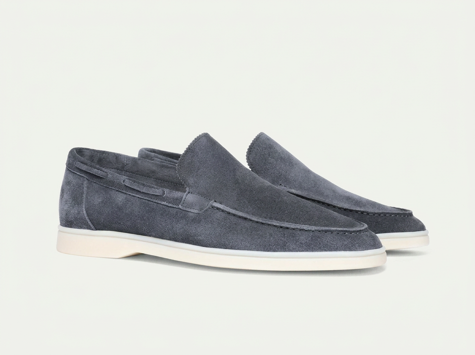 Men's Suede Slip-On Loafers