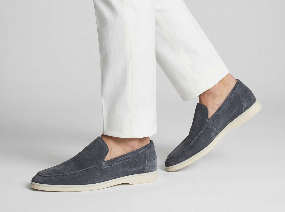 Men's Suede Slip-On Loafers