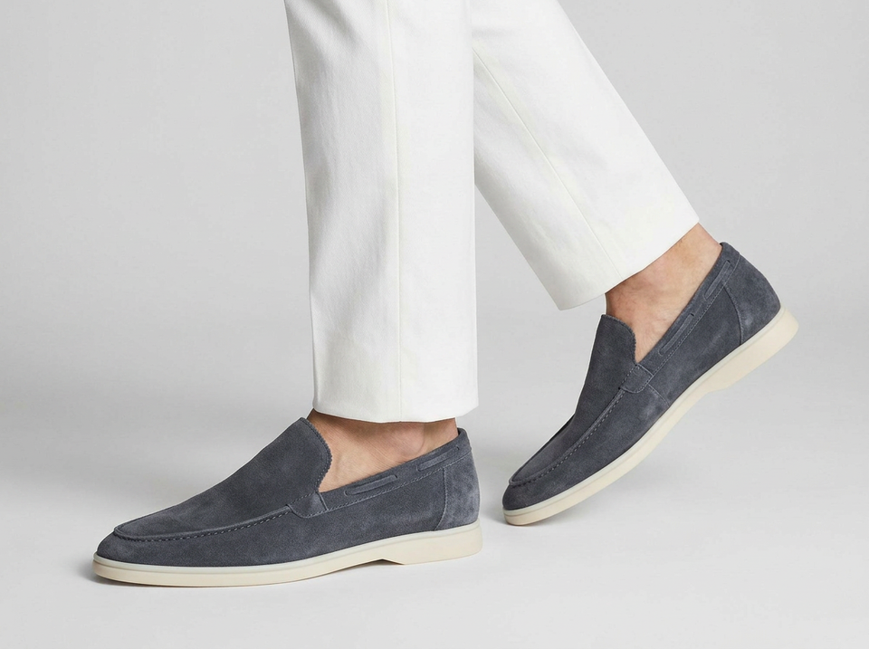 Men's Suede Slip-On Loafers
