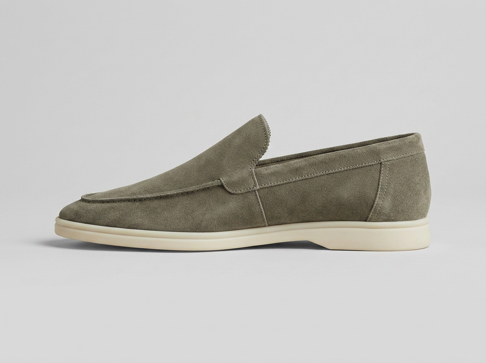 Men's Suede Slip-On Loafers