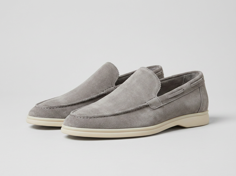 Men's Suede Slip-On Loafers