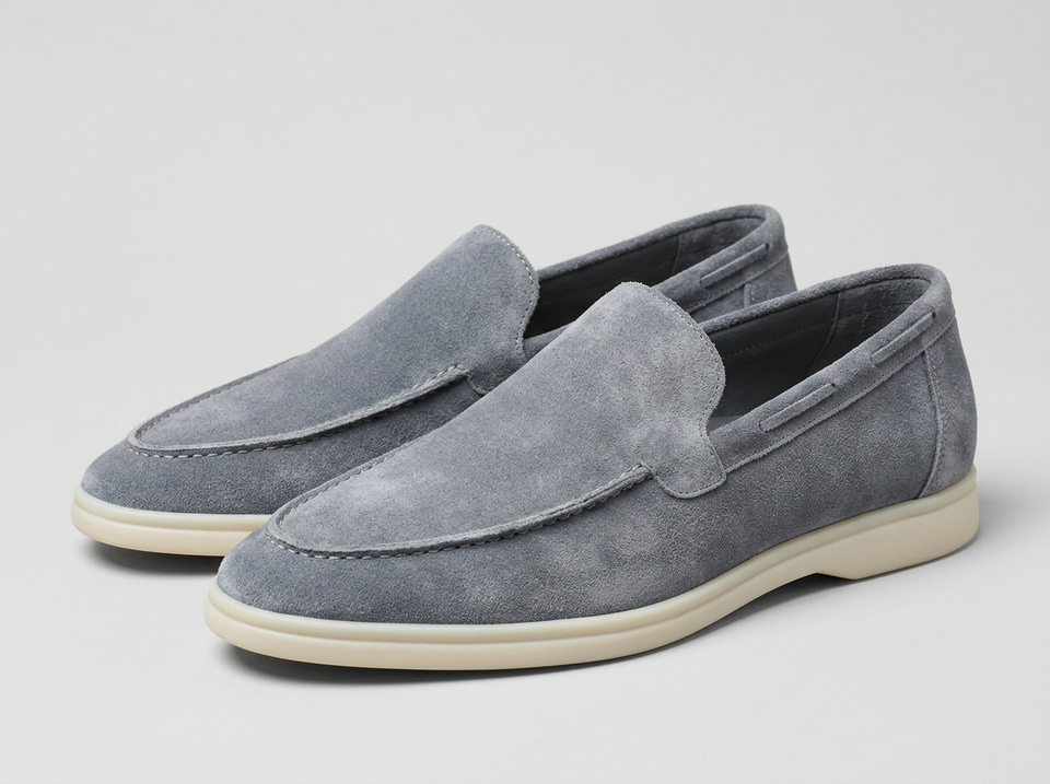 Men's Suede Slip-On Loafers