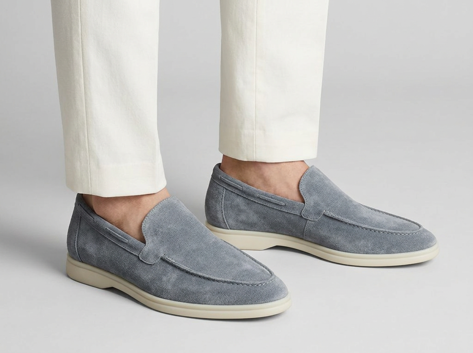 Men's Suede Slip-On Loafers