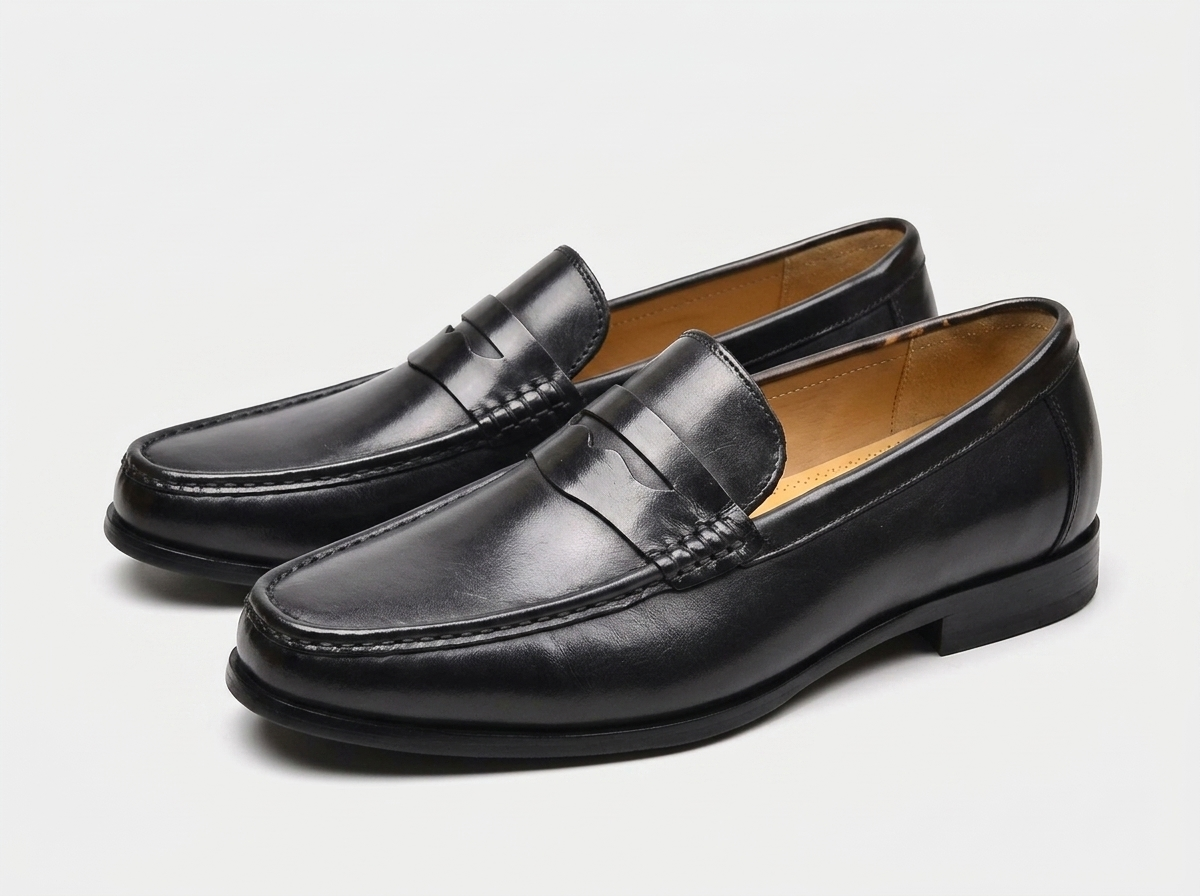 Men's Leather Flat Shoes